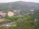  vue panoramique, voies de chemin de fer